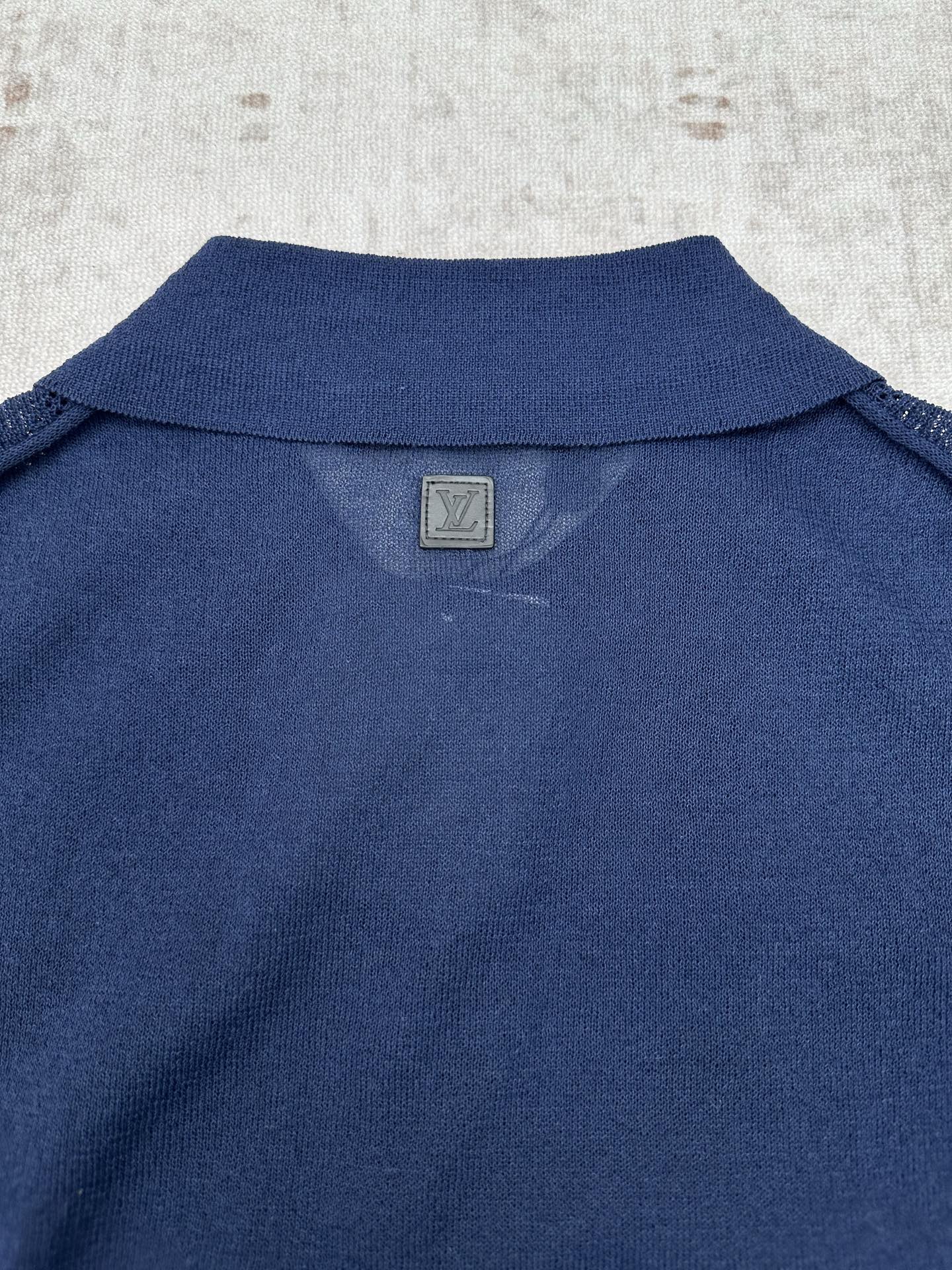 Louis Vuitton 驴家 26ss 新款短袖马球衫以细腻的丝棉混纺面料织就