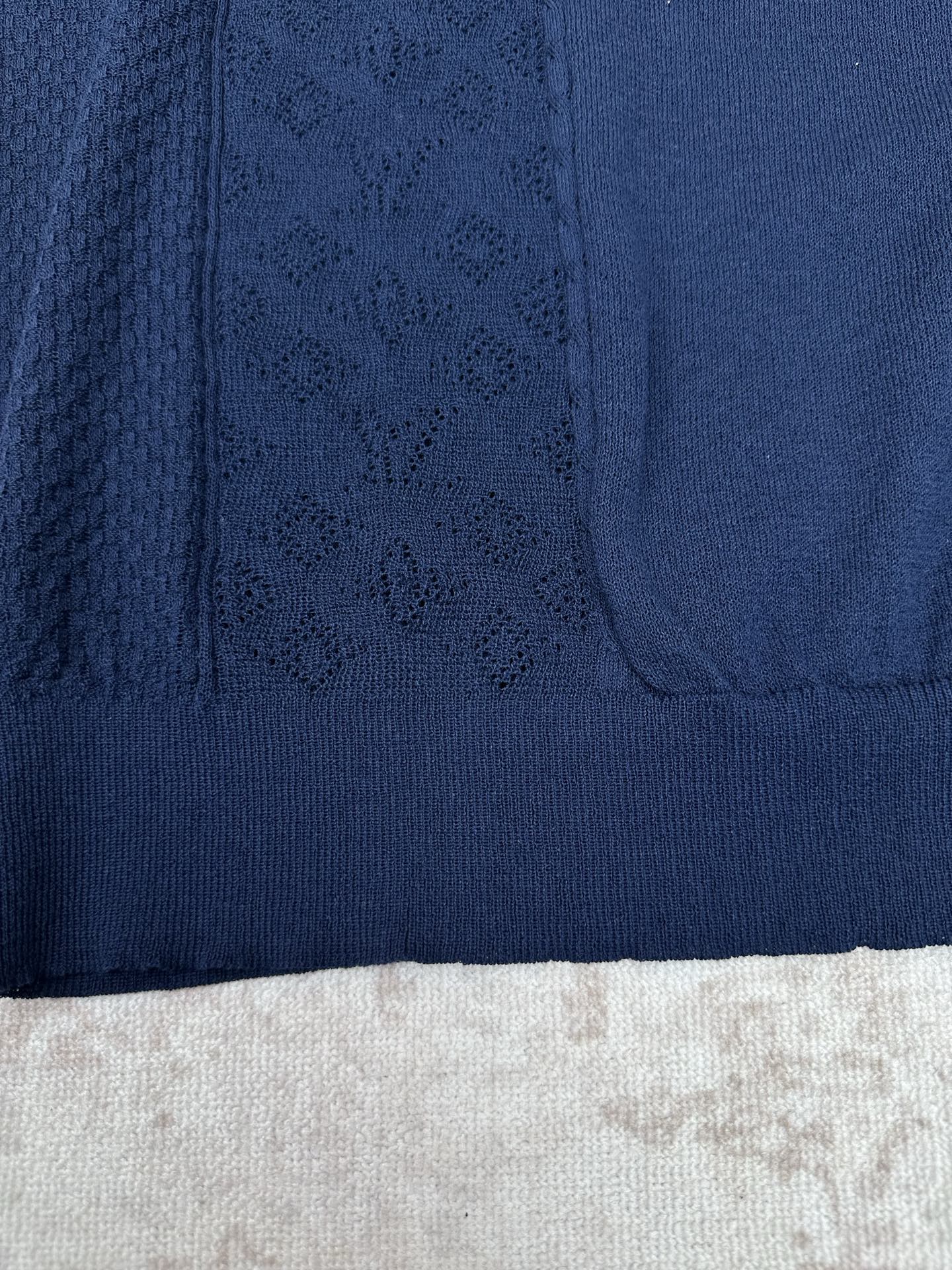 Louis Vuitton 驴家 26ss 新款短袖马球衫以细腻的丝棉混纺面料织就