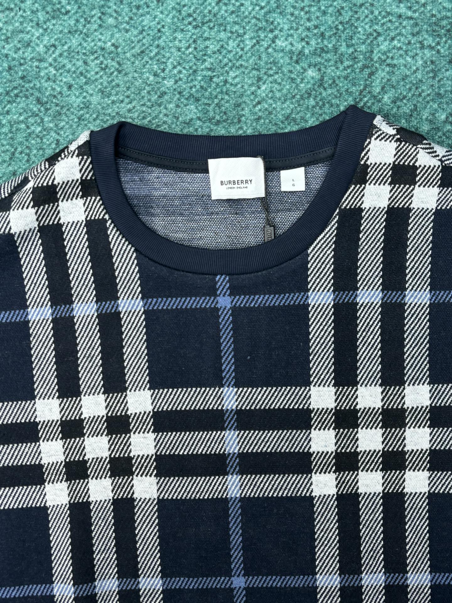 Burberry 巴宝莉 26ss新款 格纹棉质提花直筒短袖 Polo衫 男款 多色