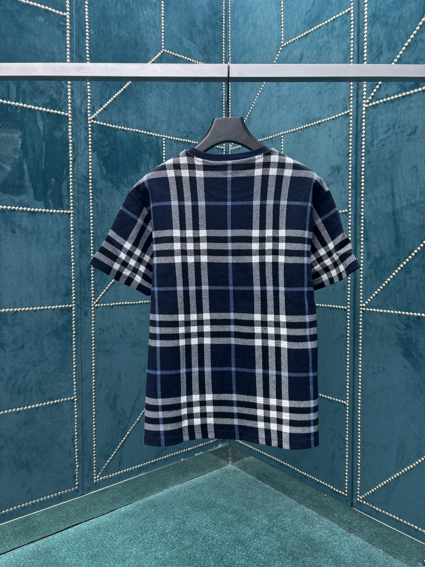 Burberry 巴宝莉 26ss新款 格纹棉质提花直筒短袖 Polo衫 男款 多色