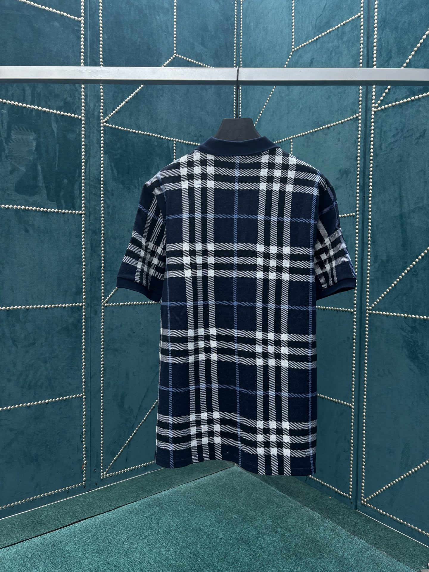Burberry 巴宝莉 26ss新款 格纹棉质提花直筒短袖 Polo衫 男款 多色
