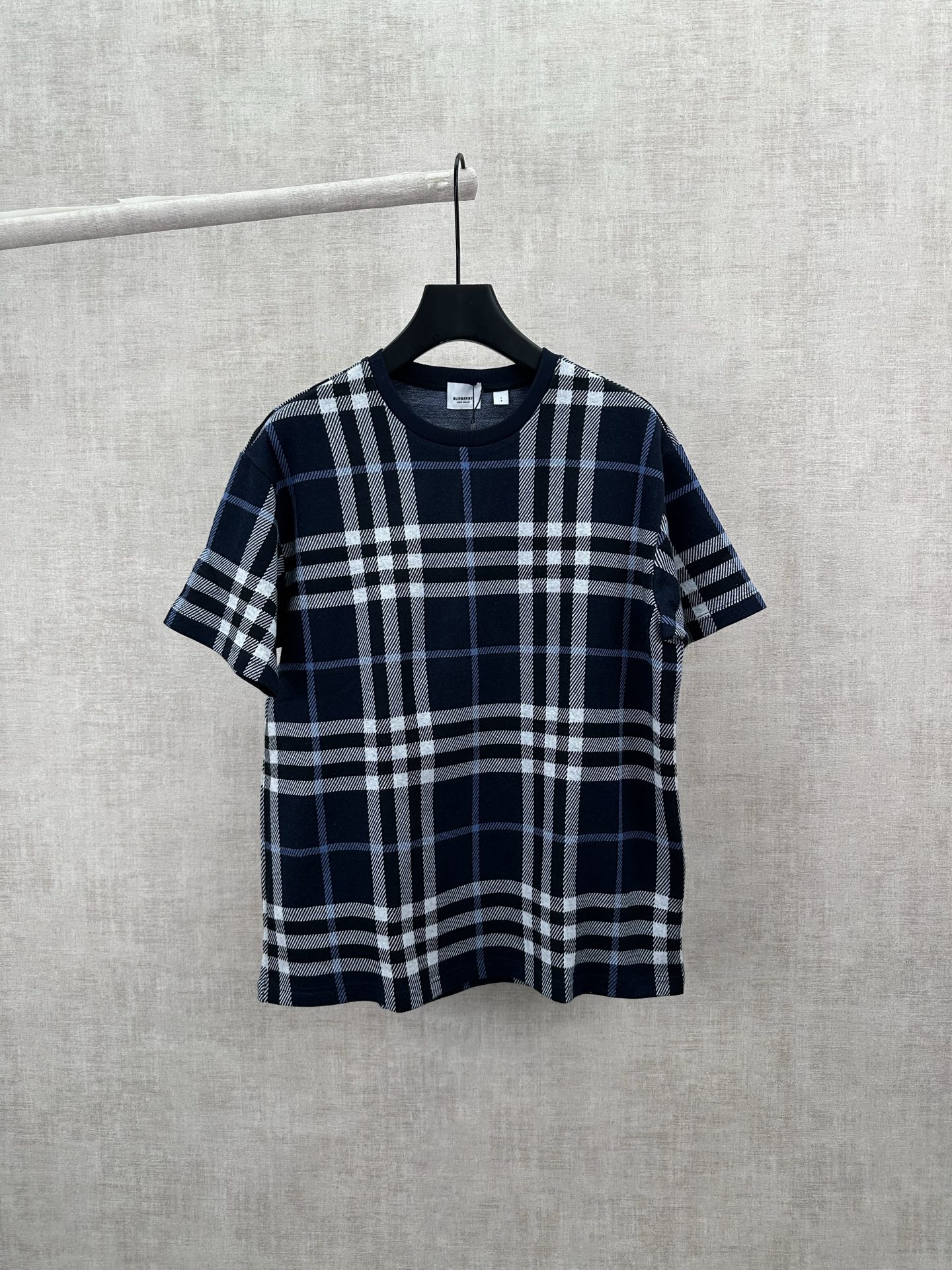 Burberry 巴宝莉 26ss新款 格纹棉质提花直筒短袖 Polo衫 男款 多色