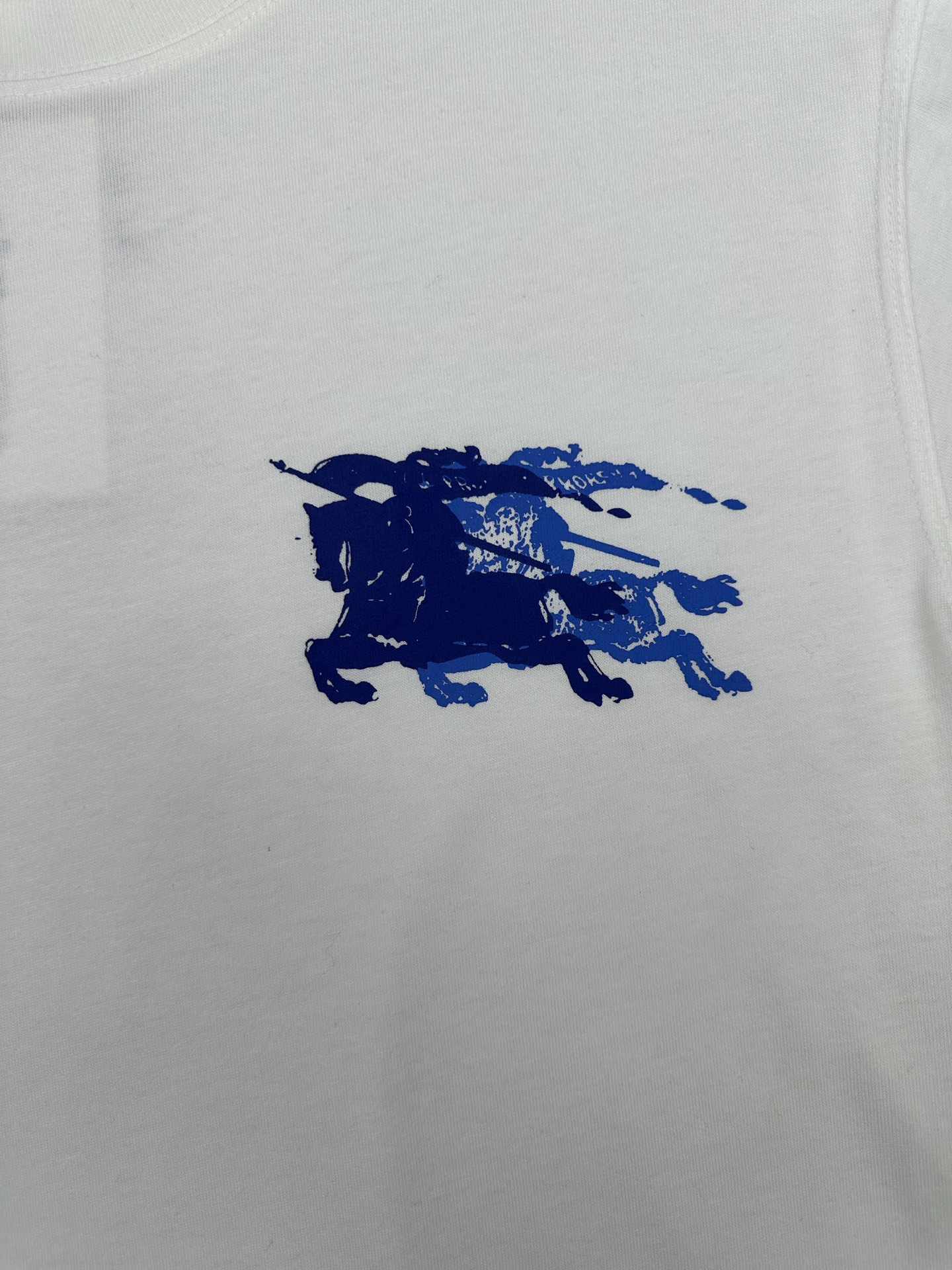 Burberry 巴宝莉 新款ss Logo印花圆领套头短袖 T恤 男款 粉笔白