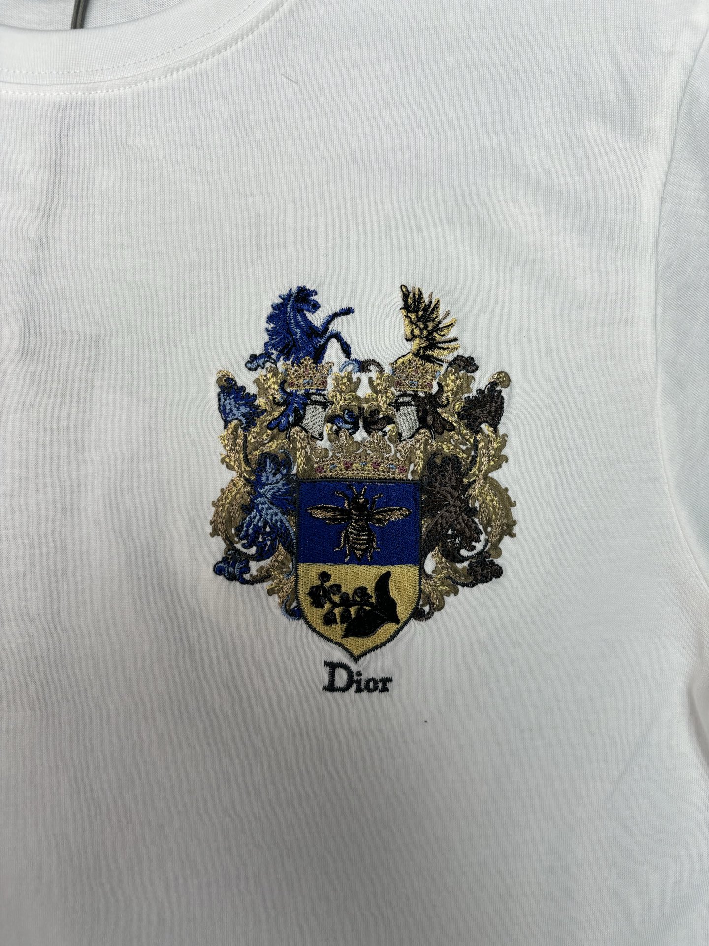 Dior 迪奥 26ss新款 T恤饰以 Dior Blason 图案刺绣