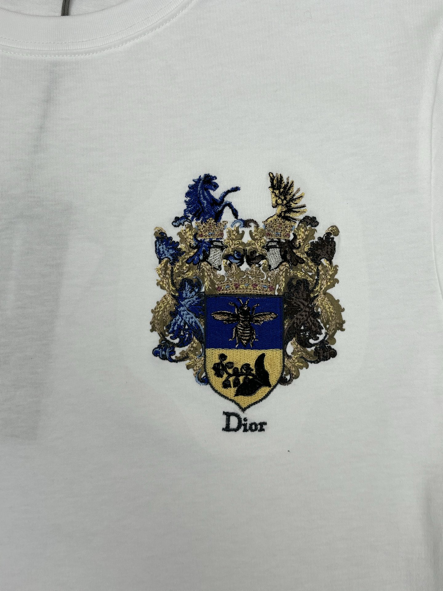 Dior 迪奥 26ss新款 T恤饰以 Dior Blason 图案刺绣