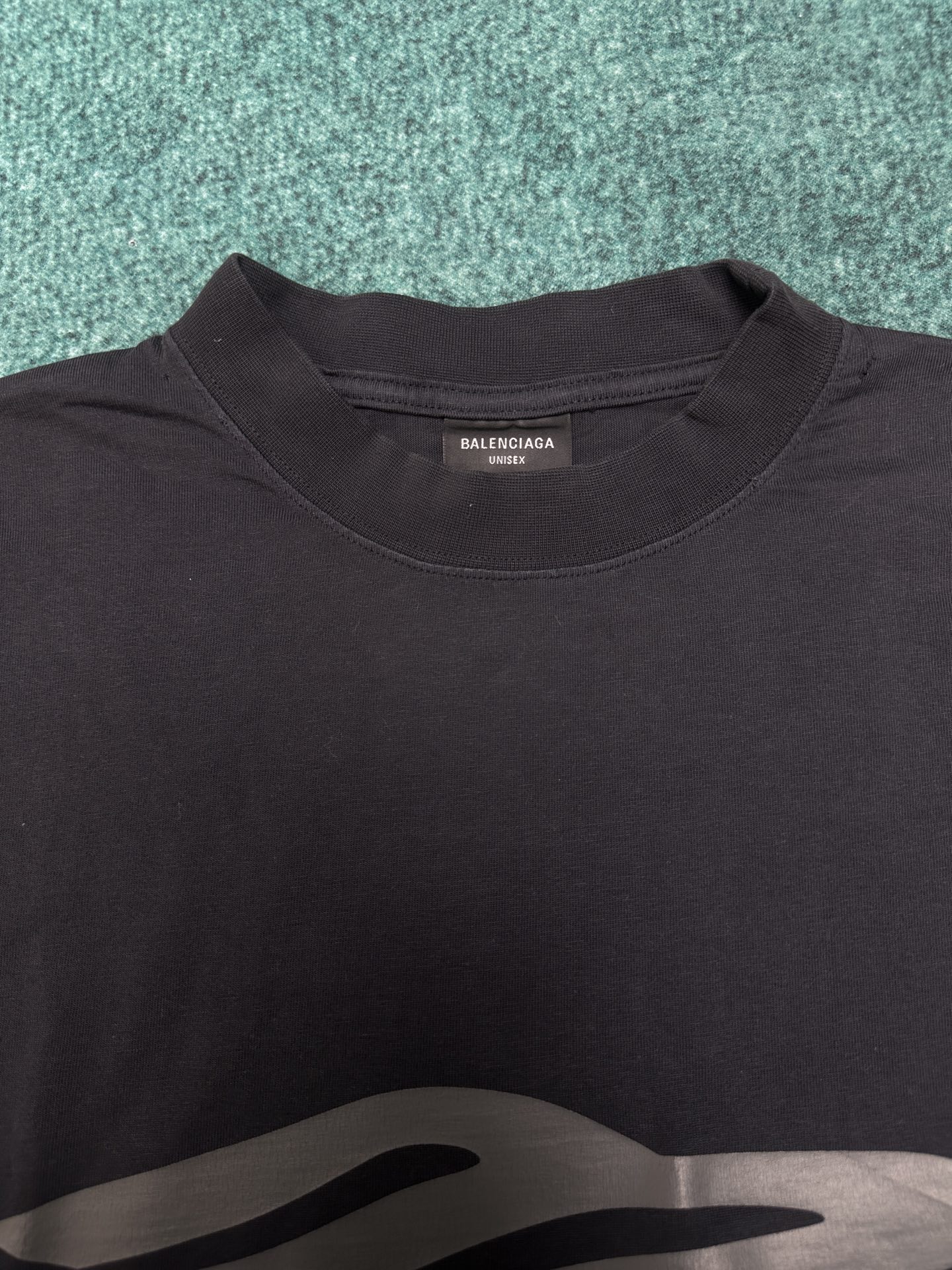 Balenciaga 巴黎世家 SS26 Logo印花圆领短袖 T恤 宽松版型 男款