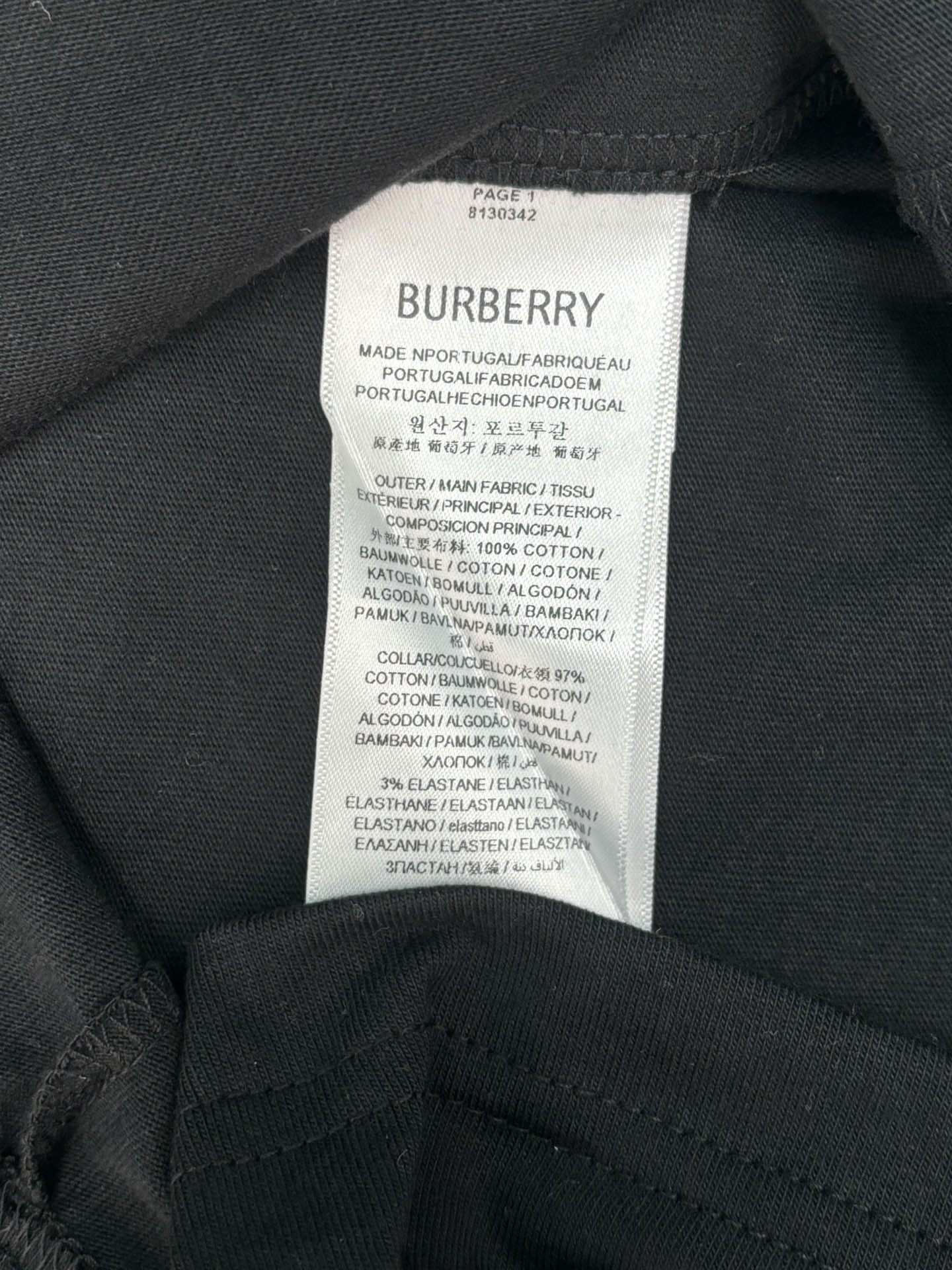 Burberry 巴宝莉 26ss新款 棉质圆领马术骑士徽标短袖 T恤 男款