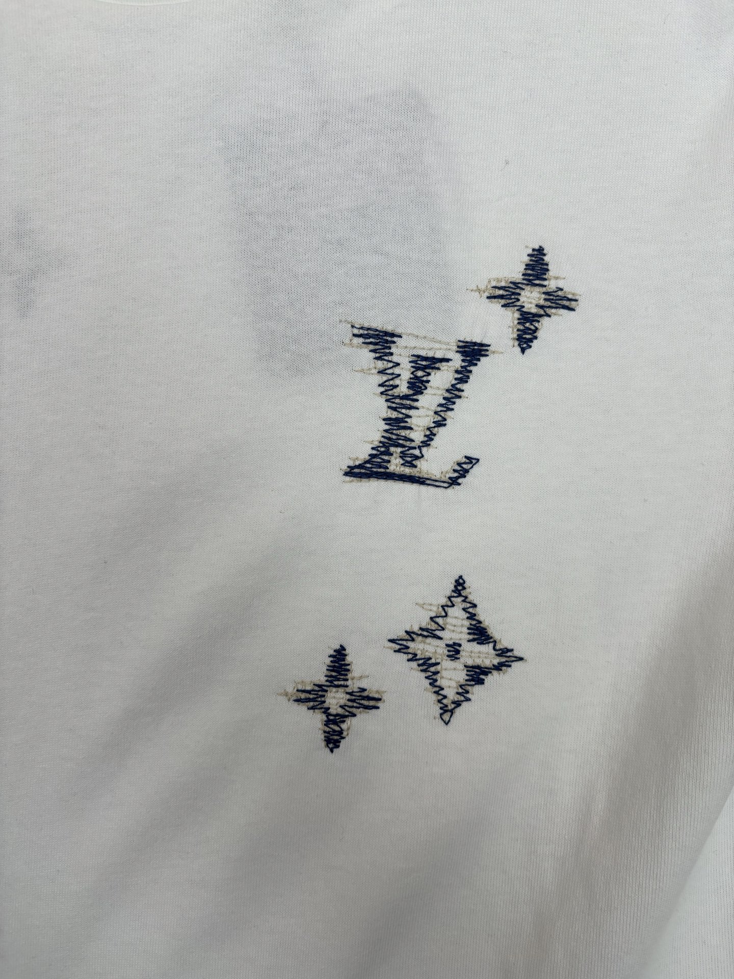 Louis Vuitton 驴家 26ss新款 刺绣圆领短袖T恤 采用12支重磅精梳纯棉平纹面料织造 克重230g