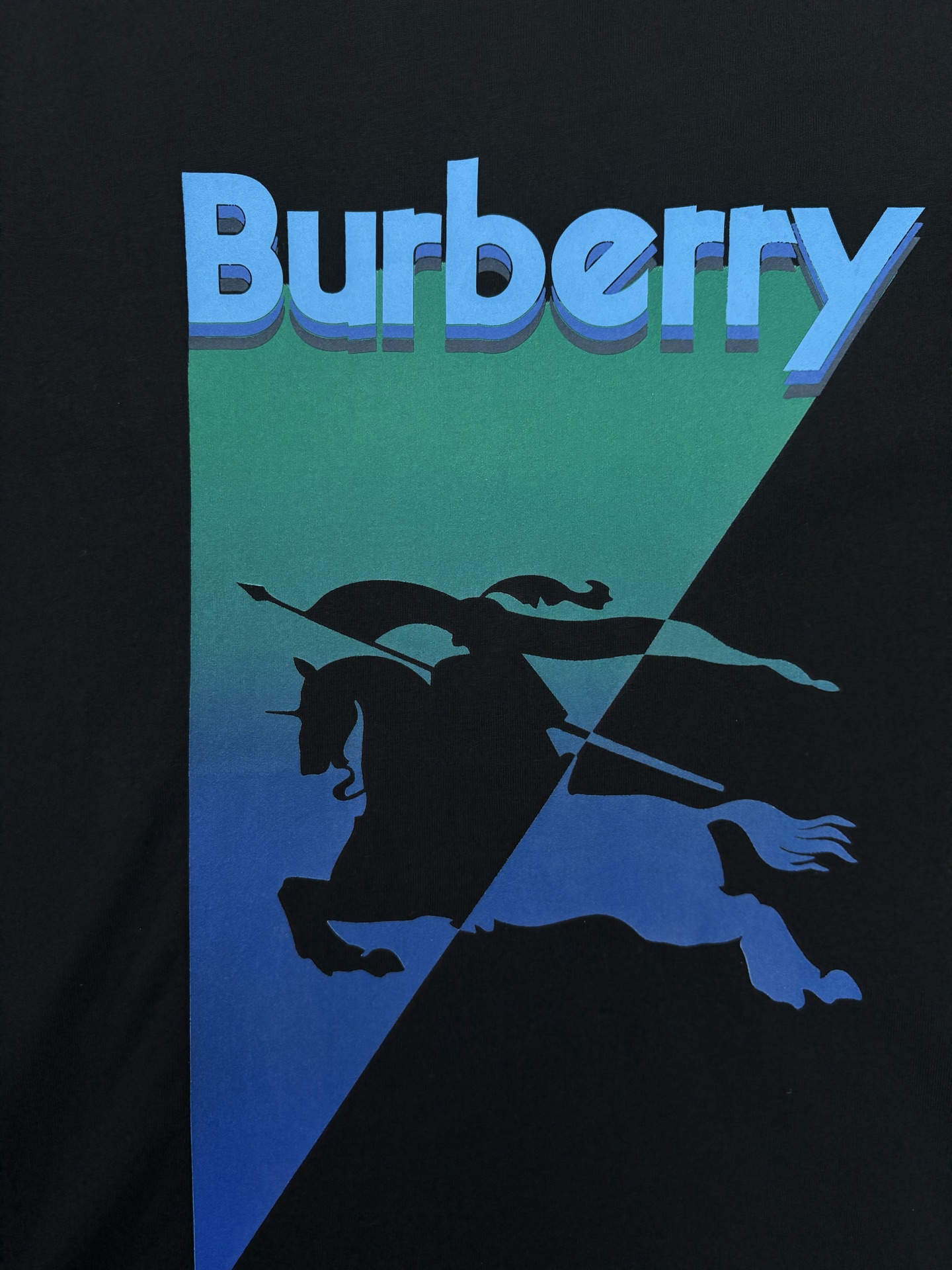 Burberry 巴宝莉 26ss新款 棉质圆领马术骑士徽标短袖 T恤 男款