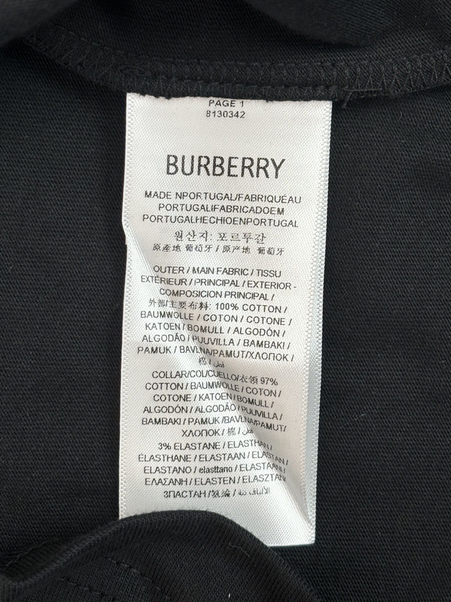 Burberry 巴宝莉 26ss新款 棉质圆领马术骑士徽标短袖 T恤 男款