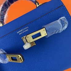 凯莉二代mini 水妖蓝金扣 爱马仕Hermes 💤凯莉包kellyHermes经典代表作之一 女士 凯莉二代mini 水妖蓝金扣 爱马仕Hermes 💤凯莉包kellyHermes经典代表作之一 女士