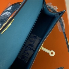 凯莉二代mini 牛仔蓝金扣 爱马仕Hermes 💤凯莉包kellyHermes经典代表作之一 女士 凯莉二代mini 牛仔蓝金扣 爱马仕Hermes 💤凯莉包kellyHermes经典代表作之一 女士