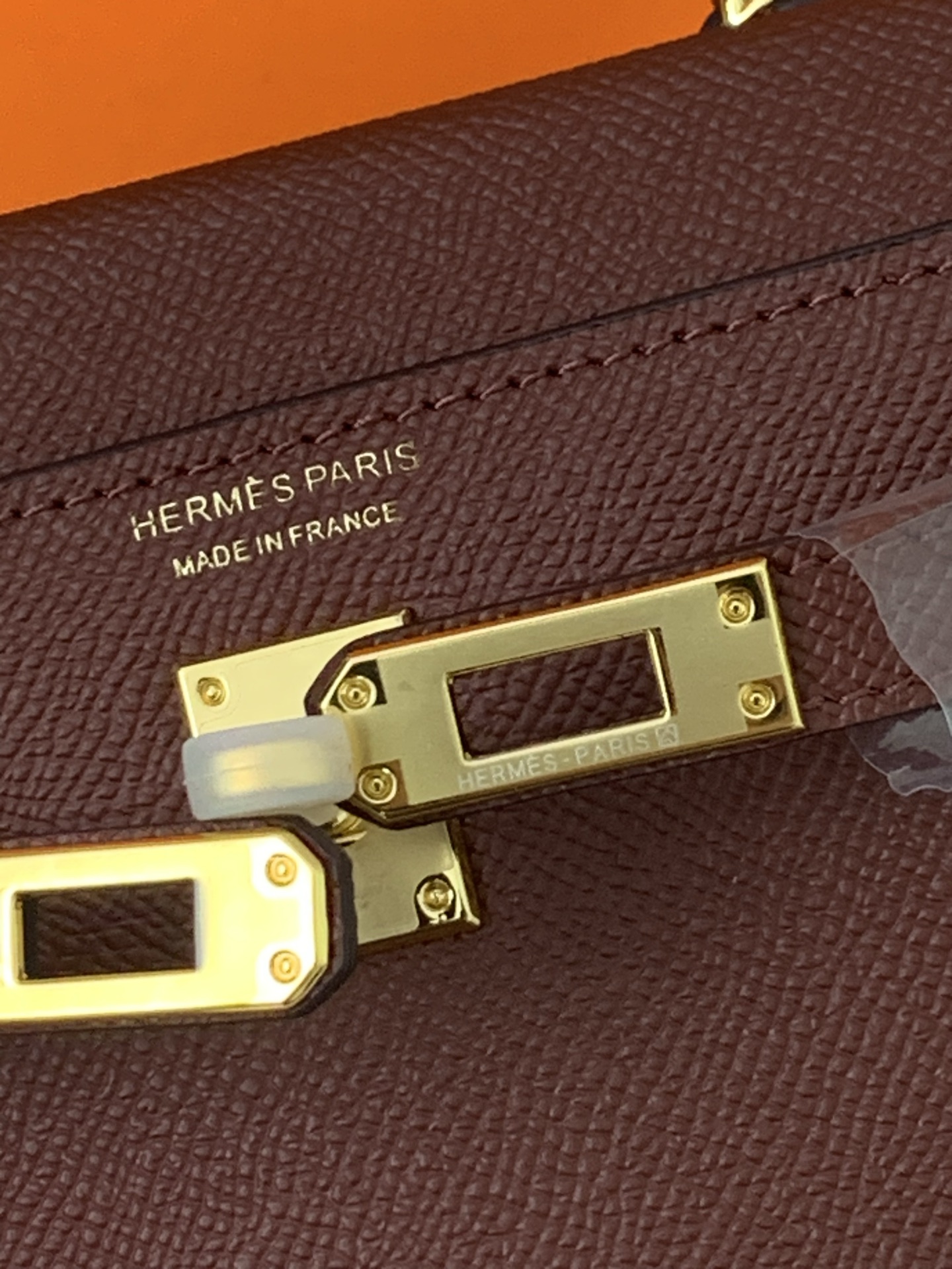 凯莉二代mini  波尔多红金扣 爱马仕Hermes 💤凯莉包kellyHermes经典代表作之一  女