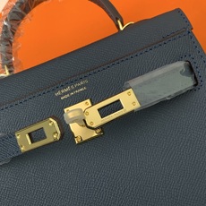 凯莉二代mini 宝蓝色金扣 爱马仕Hermes 💤凯莉包kellyHermes经典代表作之一 女士 凯莉二代mini 宝蓝色金扣 爱马仕Hermes 💤凯莉包kellyHermes经典代表作之一 女士