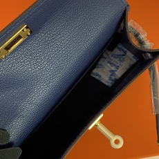 凯莉二代mini 宝蓝色金扣 爱马仕Hermes 💤凯莉包kellyHermes经典代表作之一 女士 凯莉二代mini 宝蓝色金扣 爱马仕Hermes 💤凯莉包kellyHermes经典代表作之一 女士