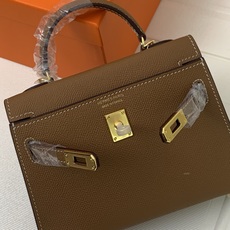 凯莉二代mini 金棕色金扣 爱马仕Hermes 💤凯莉包kellyHermes经典代表作之一 女士 凯莉二代mini 金棕色金扣 爱马仕Hermes 💤凯莉包kellyHermes经典代表作之一 女士
