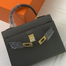 凯莉二代mini 锡器灰金扣 爱马仕Hermes 💤凯莉包kellyHermes经典代表作之一 女士 凯莉二代mini 锡器灰金扣 爱马仕Hermes 💤凯莉包kellyHermes经典代表作之一 女士