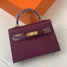 凯莉二代mini 海葵紫金扣 爱马仕Hermes 💤凯莉包kellyHermes经典代表作之一 女士 凯莉二代mini 海葵紫金扣 爱马仕Hermes 💤凯莉包kellyHermes经典代表作之一 女士