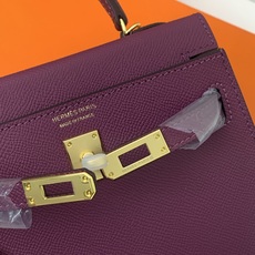 凯莉二代mini 海葵紫金扣 爱马仕Hermes 💤凯莉包kellyHermes经典代表作之一 女士 凯莉二代mini 海葵紫金扣 爱马仕Hermes 💤凯莉包kellyHermes经典代表作之一 女士