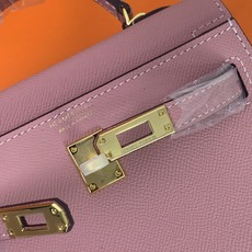 凯莉二代mini 樱花粉金扣 爱马仕Hermes 💤凯莉包kellyHermes经典代表作之一 女士 凯莉二代mini 樱花粉金扣 爱马仕Hermes 💤凯莉包kellyHermes经典代表作之一 女士