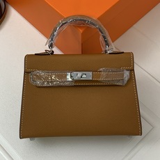 凯莉二代mini 金棕色银扣 爱马仕Hermes 💤凯莉包kellyHermes经典代表作之一 女士 凯莉二代mini 金棕色银扣 爱马仕Hermes 💤凯莉包kellyHermes经典代表作之一 女士