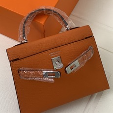 凯莉二代mini 橙色银扣 爱马仕Hermes 💤凯莉包kellyHermes经典代表作之一 女士手 凯莉二代mini 橙色银扣 爱马仕Hermes 💤凯莉包kellyHermes经典代表作之一 女士手