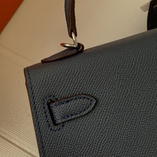 凯莉二代mini 宝蓝色银扣 爱马仕Hermes 💤凯莉包kellyHermes经典代表作之一 女士 凯莉二代mini 宝蓝色银扣 爱马仕Hermes 💤凯莉包kellyHermes经典代表作之一 女士