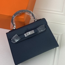 凯莉二代mini 宝蓝色银扣 爱马仕Hermes 💤凯莉包kellyHermes经典代表作之一 女士 凯莉二代mini 宝蓝色银扣 爱马仕Hermes 💤凯莉包kellyHermes经典代表作之一 女士