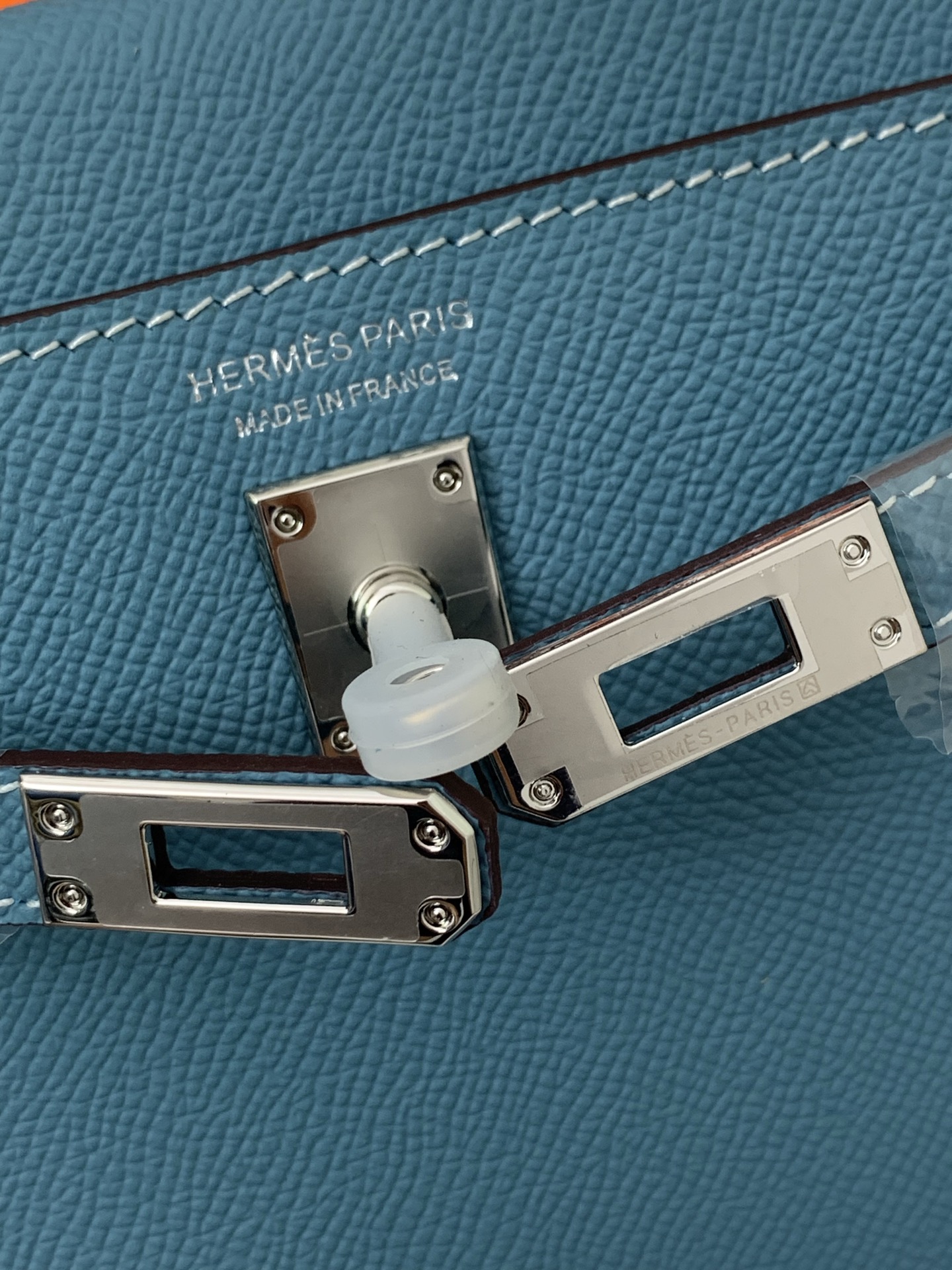 凯莉二代mini  牛仔蓝银扣 爱马仕Hermes 💤凯莉包kellyHermes经典代表作之一  女士