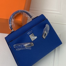 凯莉二代mini 水妖蓝银扣 爱马仕Hermes 💤凯莉包kellyHermes经典代表作之一 女士 凯莉二代mini 水妖蓝银扣 爱马仕Hermes 💤凯莉包kellyHermes经典代表作之一 女士