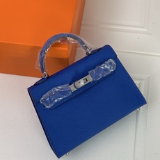 凯莉二代mini 水妖蓝银扣 爱马仕Hermes 💤凯莉包kellyHermes经典代表作之一 女士 凯莉二代mini 水妖蓝银扣 爱马仕Hermes 💤凯莉包kellyHermes经典代表作之一 女士