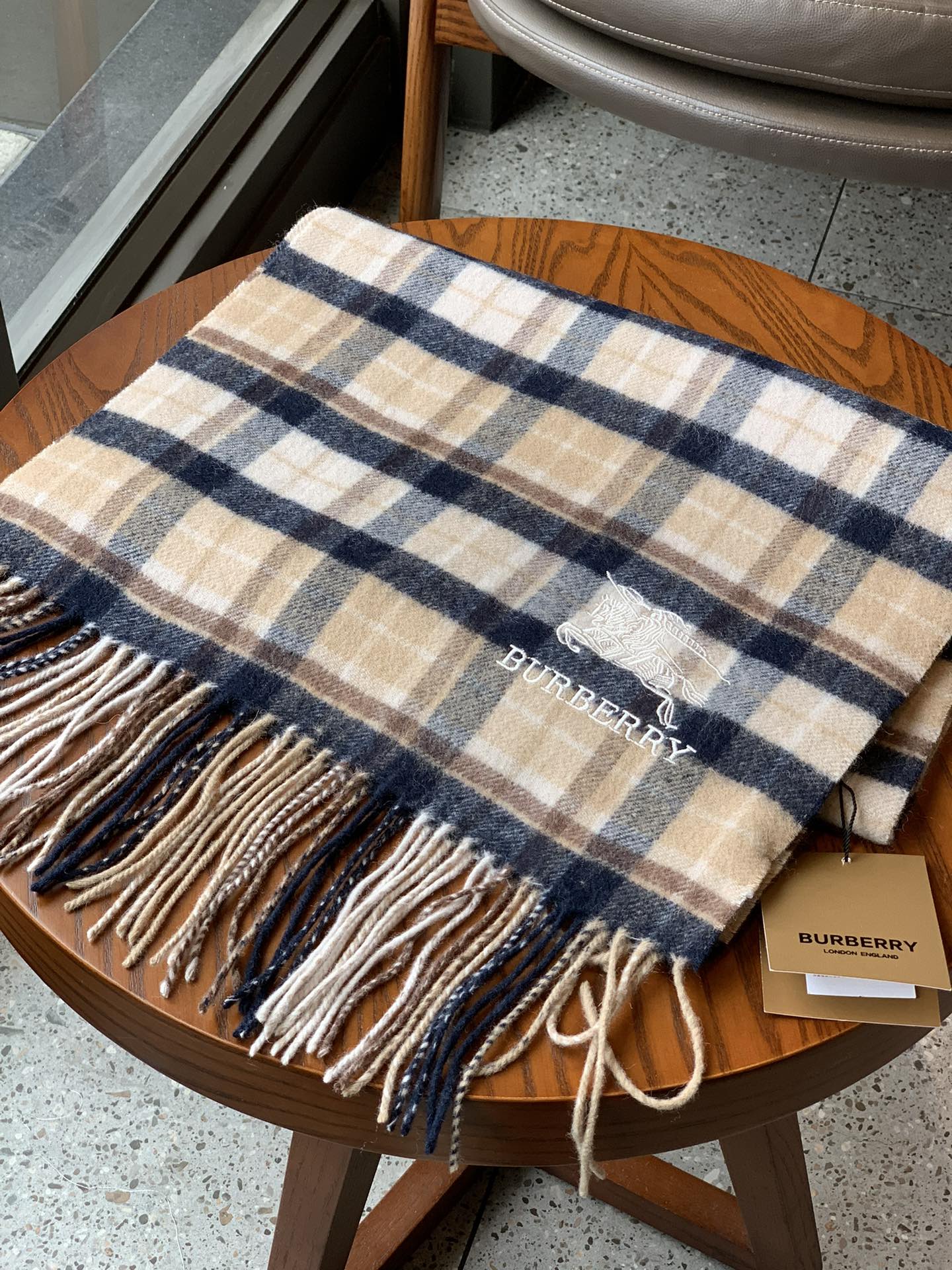 博柏利 Burberry 传世高定桑蚕丝丝巾围巾 #C3DD8931 3