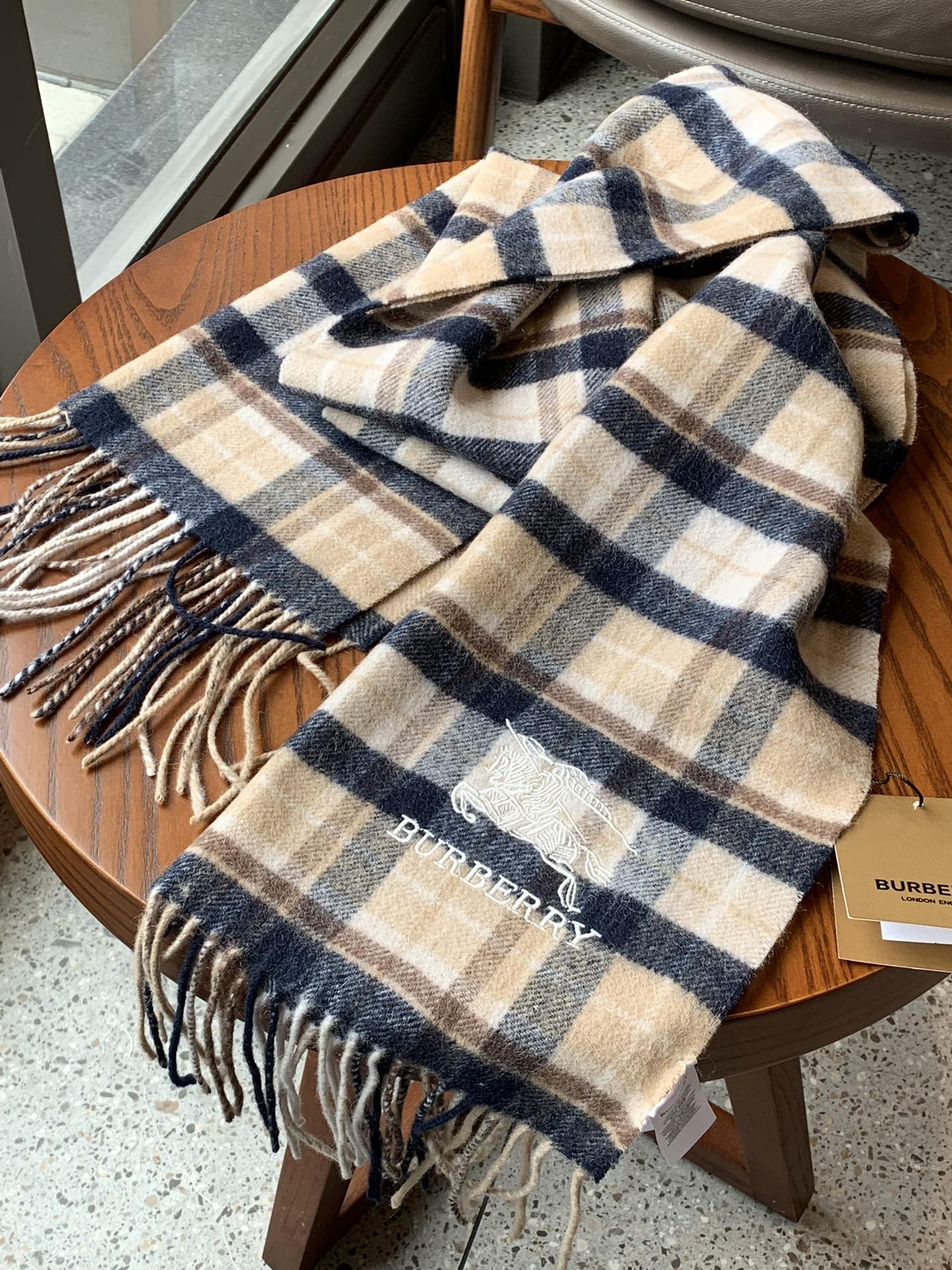 博柏利 Burberry 传世高定桑蚕丝丝巾围巾 #C3DD8931 6