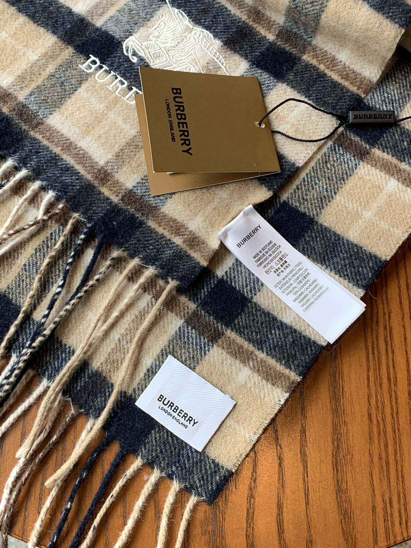 博柏利 Burberry 传世高定桑蚕丝丝巾围巾 #C3DD8931 4