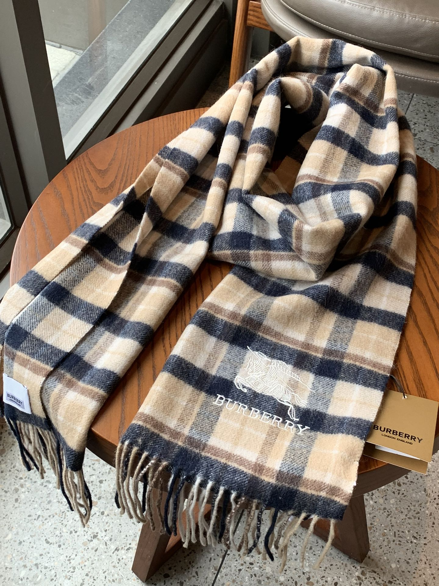 博柏利 Burberry 传世高定桑蚕丝丝巾围巾 #C3DD8931 5