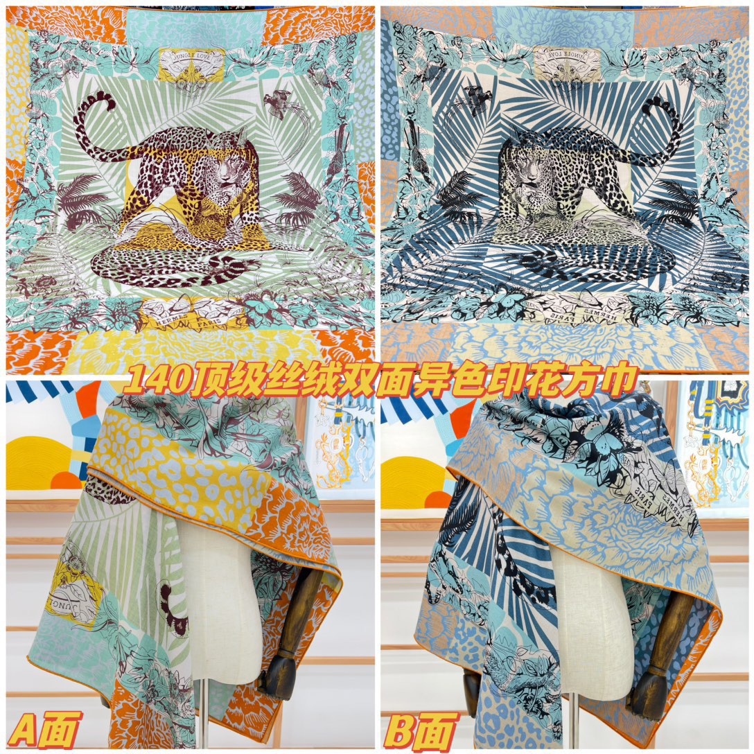 NO:171523,[Front] Color No. 2~ Fall and winter matching tool top double color double-sided silk cashmere shawl!  !  1 equals 2] The finishing touch is wonderful, I like both the patterns and color schemes, and I like another velvet shawl designed with double-sided color matching craftsmanship. I like it very much!  !  !  !  One shawl is equal to two wearing it to create a high-end feel!  The physical body is really fashionable!  !  This batch is of excellent quality!  I would like to remind my sisters that you must buy it early, this one will not help!  A shawl has two colors, both front and back, which really saves money and saves you home. There is no need to worry about the colors, just earn two at a time!  !  !  Size specifications 140*140 Top double-sided printing and dyeing double-color silk cashmere shawls, high-version scarf, real silk, shawls19860909【正面】2号色～秋冬搭配利器顶级双配色双面版真丝羊绒披肩！！1条等于2条】点睛精彩,图案和配色都超级喜欢,又一款双面配色工艺设计的丝绒披肩,超级喜欢！！！！一条披肩等于两条穿出高级感！实物上身真的很时髦气质！！这个批次品质超好！提醒下喜欢的姐妹们,必须早点入手,这个出完无补的！一条披肩正反两种配色,真是省银子省到家了,不用纠结颜色了,一次入两！！！尺寸规格140*140顶级双面印染双配色真丝羊绒披肩,高版本围巾,real silk,shawls,scarf