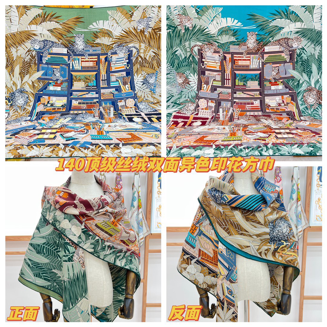 NO:171835,[Front] Color No. 1 ~ Fall and winter matching weapon top double color double-sided silk cashmere shawl!  !  1 equals 2] The finishing touch is wonderful, I like both the patterns and color schemes, and I like another velvet shawl designed with double-sided color matching craftsmanship. I like it very much!  !  !  !  One shawl is equal to two wearing it to create a high-end feel!  The physical body is really fashionable!  !  This batch is of excellent quality!  I would like to remind my sisters that you must buy it early, this one will not help!  A shawl has two colors, both front and back, which really saves money and saves you home. There is no need to worry about the colors, just earn two at a time!  !  !  Size specifications 140*140 Top double-sided printing and dyeing double-color silk cashmere shawls, high-version scarf, real silk, shawls19860909【正面】1号色～秋冬搭配利器顶级双配色双面版真丝羊绒披肩！！1条等于2条】点睛精彩,图案和配色都超级喜欢,又一款双面配色工艺设计的丝绒披肩,超级喜欢！！！！一条披肩等于两条穿出高级感！实物上身真的很时髦气质！！这个批次品质超好！提醒下喜欢的姐妹们,必须早点入手,这个出完无补的！一条披肩正反两种配色,真是省银子省到家了,不用纠结颜色了,一次入两！！！尺寸规格140*140顶级双面印染双配色真丝羊绒披肩,高版本围巾,real silk,shawls,scarf