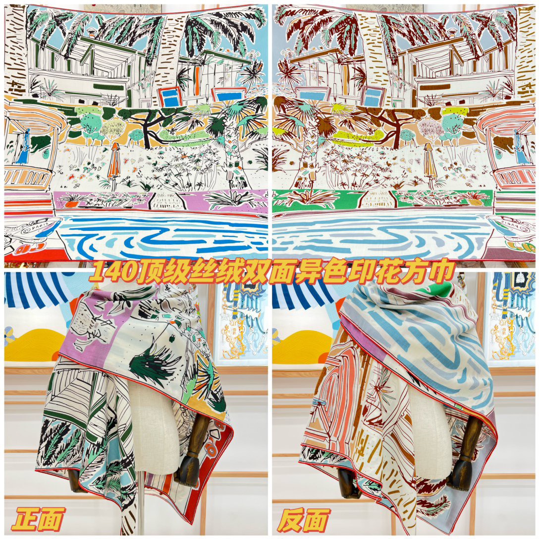 NO:172668,[Front] Color No. 1 ~ Fall and winter matching weapon top double color double-sided silk cashmere shawl!  !  1 equals 2] The finishing touch is wonderful, I like both the patterns and color schemes, and I like another velvet shawl designed with double-sided color matching craftsmanship. I like it very much!  !  !  !  One shawl is equal to two wearing it to create a high-end feel!  The physical body is really fashionable!  !  This batch is of excellent quality!  I would like to remind my sisters that you must buy it early, this one will not help!  A shawl has two colors, both front and back, which really saves money and saves you home. There is no need to worry about the colors, just earn two at a time!  !  !  Size specifications 140*140 Top double-sided printing and dyeing double-color silk cashmere shawls, high-version scarf, real silk, shawls19860909【正面】1号色～秋冬搭配利器顶级双配色双面版真丝羊绒披肩！！1条等于2条】点睛精彩,图案和配色都超级喜欢,又一款双面配色工艺设计的丝绒披肩,超级喜欢！！！！一条披肩等于两条穿出高级感！实物上身真的很时髦气质！！这个批次品质超好！提醒下喜欢的姐妹们,必须早点入手,这个出完无补的！一条披肩正反两种配色,真是省银子省到家了,不用纠结颜色了,一次入两！！！尺寸规格140*140顶级双面印染双配色真丝羊绒披肩,高版本围巾,real silk,shawls,scarf