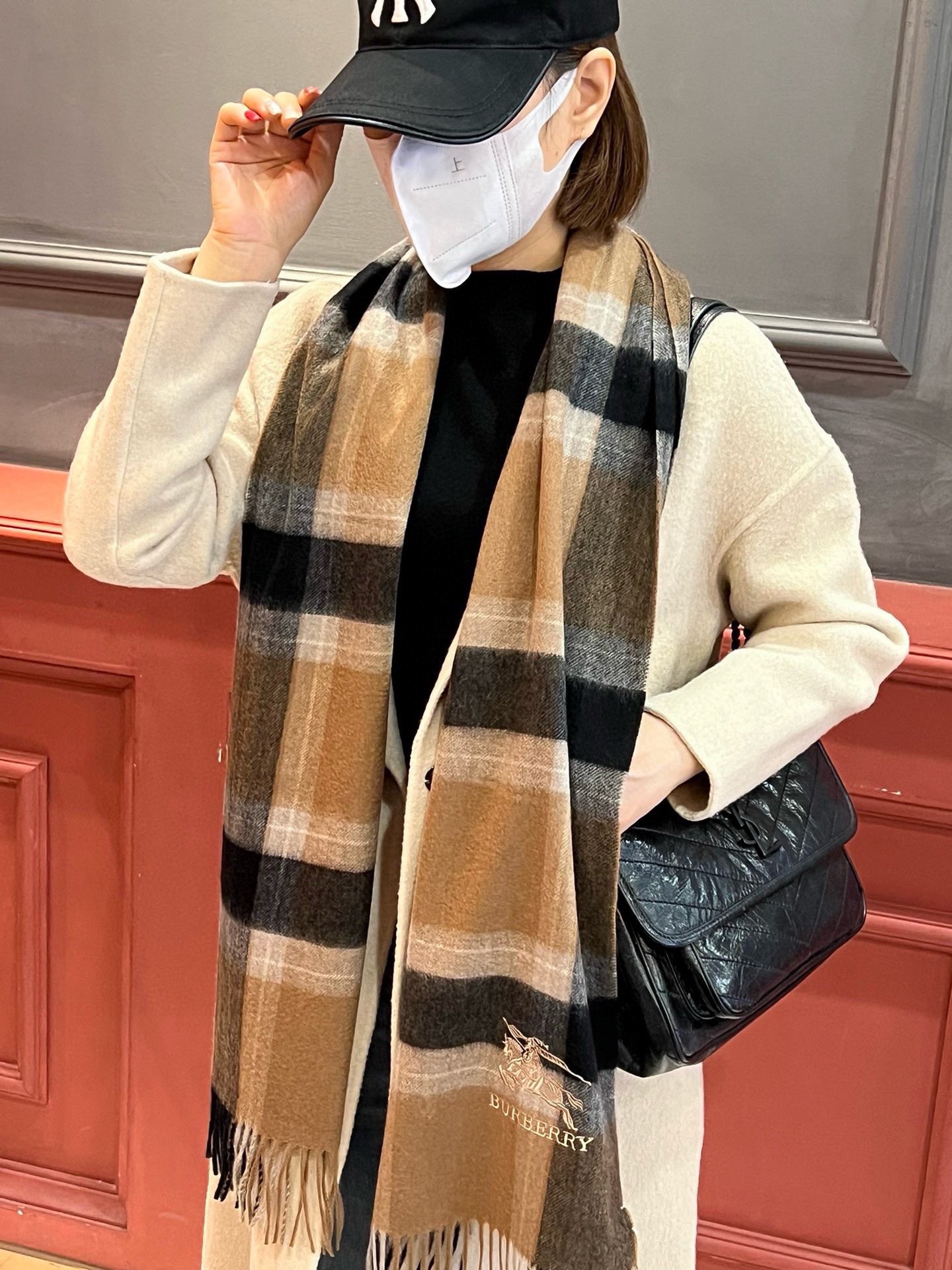 Burberry Scarf Unisex Epi Cashmere