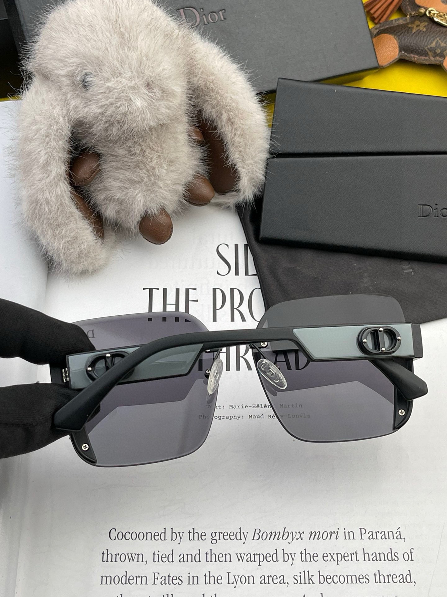 🔺 【DIOR-迪奥】2025开春新款 潮流爆款 时尚方框偏光太阳镜 高品质 佩戴舒适 网红潮款墨镜 女