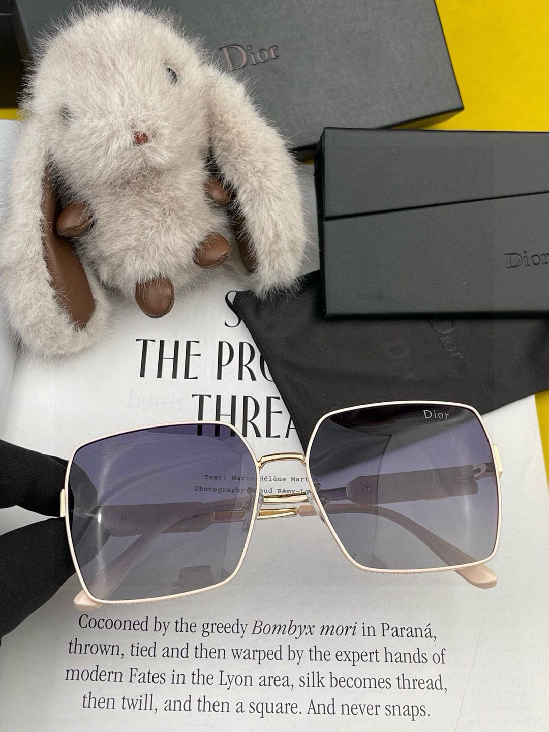  🔺 【DIOR-迪奥】2025开春新款 潮流爆款 时尚方框偏光太阳镜 高品质 佩戴舒适 网红潮款墨镜 