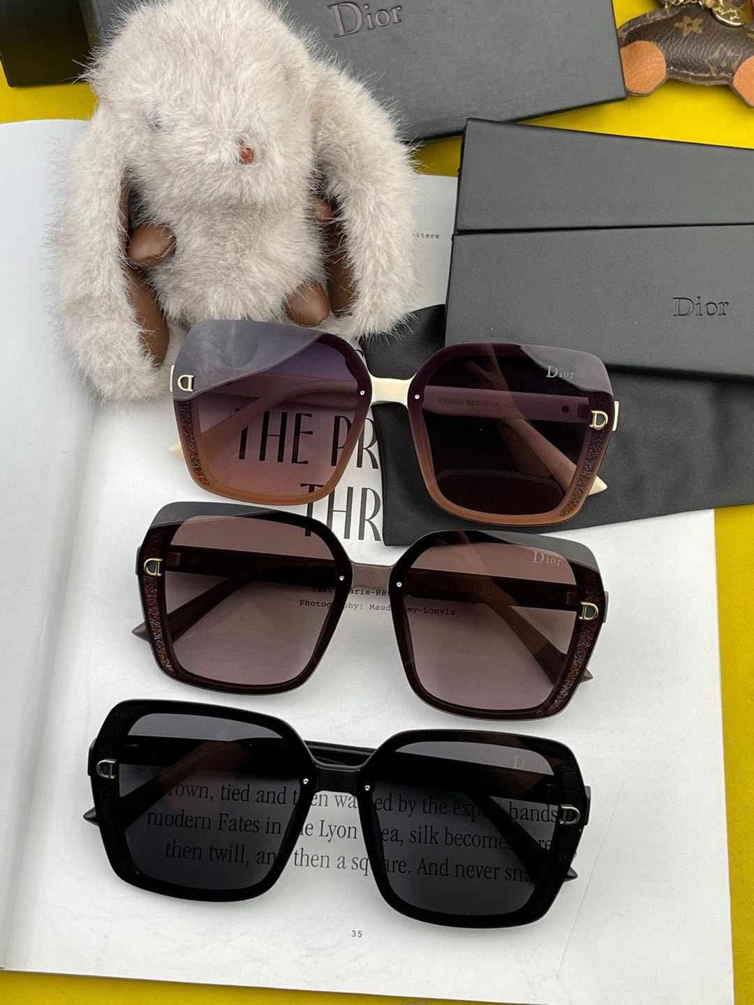  【DIOR】迪奥偏光太阳镜 时尚造型 开车驾驶镜时尚墨镜🌸世界顶级奢华品牌，品质保证！😍😍经典款, 明