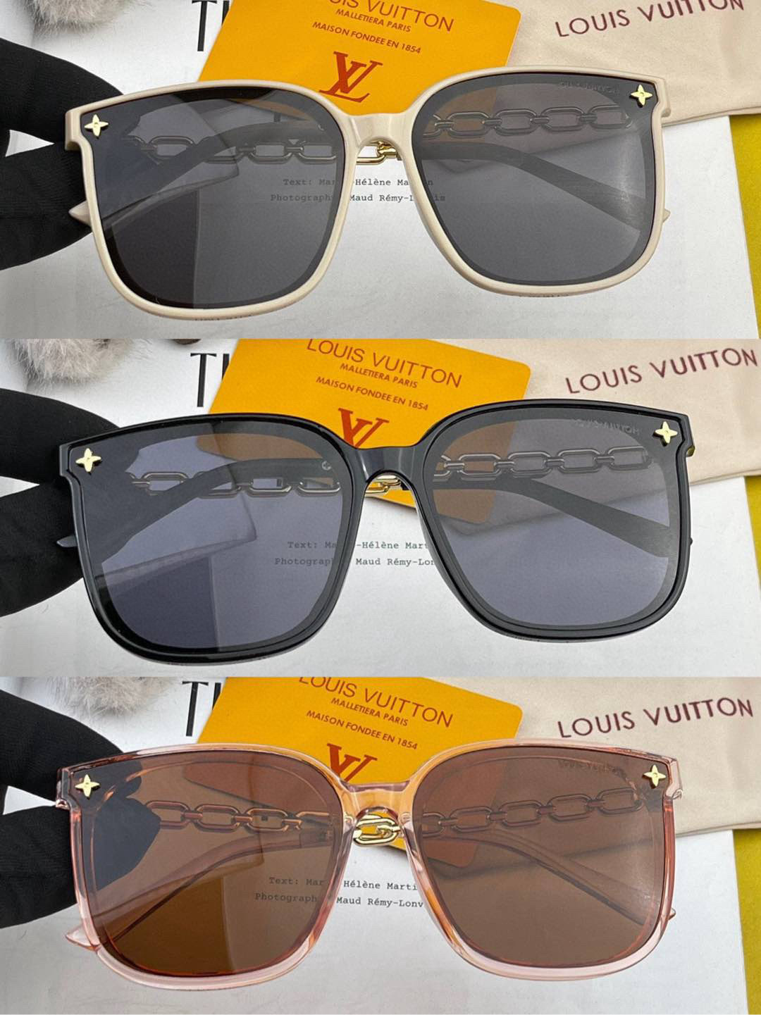 🔺LV🔻2025早春新款，众多明星同款色LV‼️‼️新款大框墨镜 ，🌈🌈宝丽来超清太阳镜🔝🔝型号：L82
