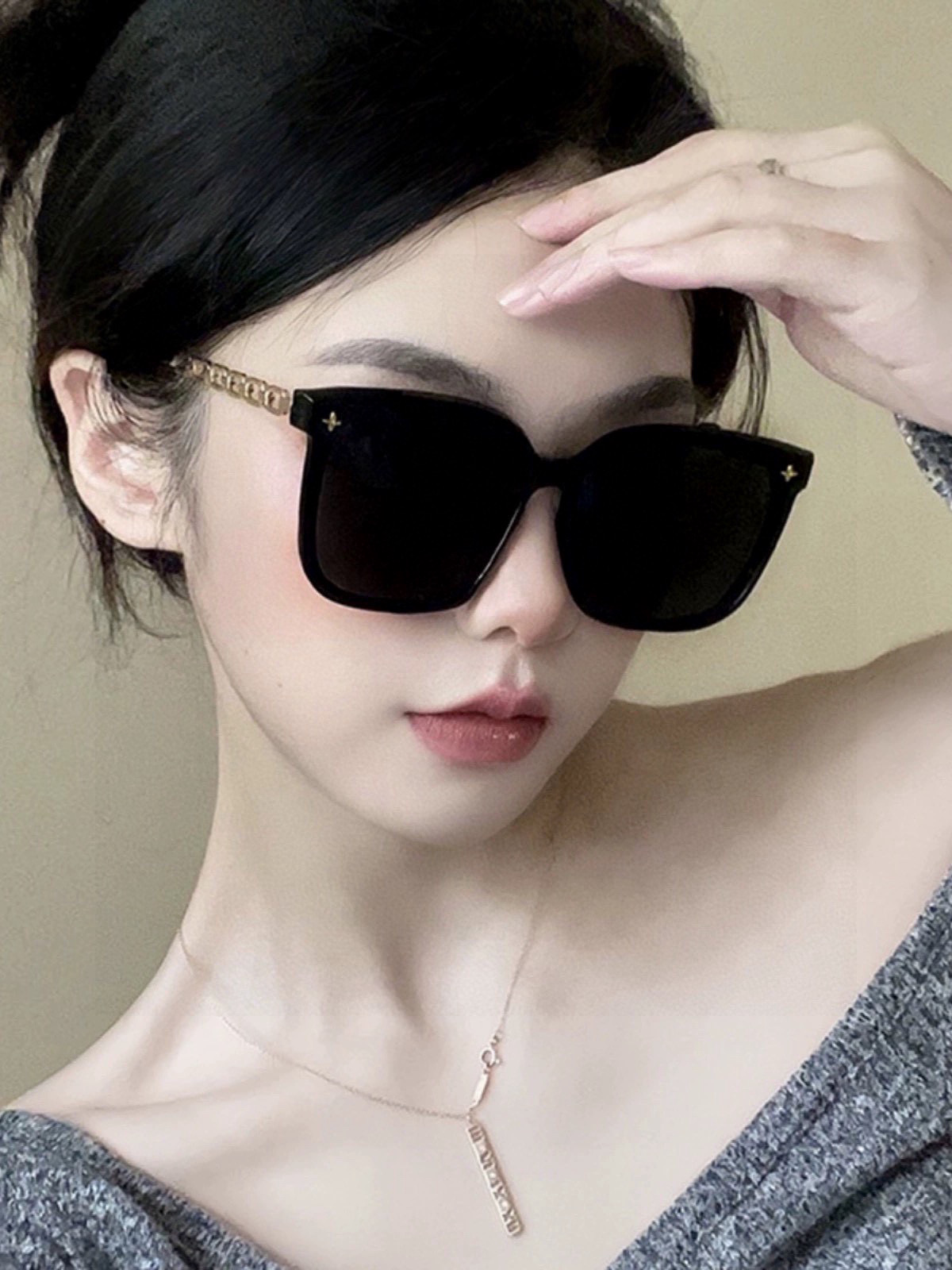 🔺LV🔻2025早春新款，众多明星同款色LV‼️‼️新款大框墨镜 ，🌈🌈宝丽来超清太阳镜🔝🔝型号：L82