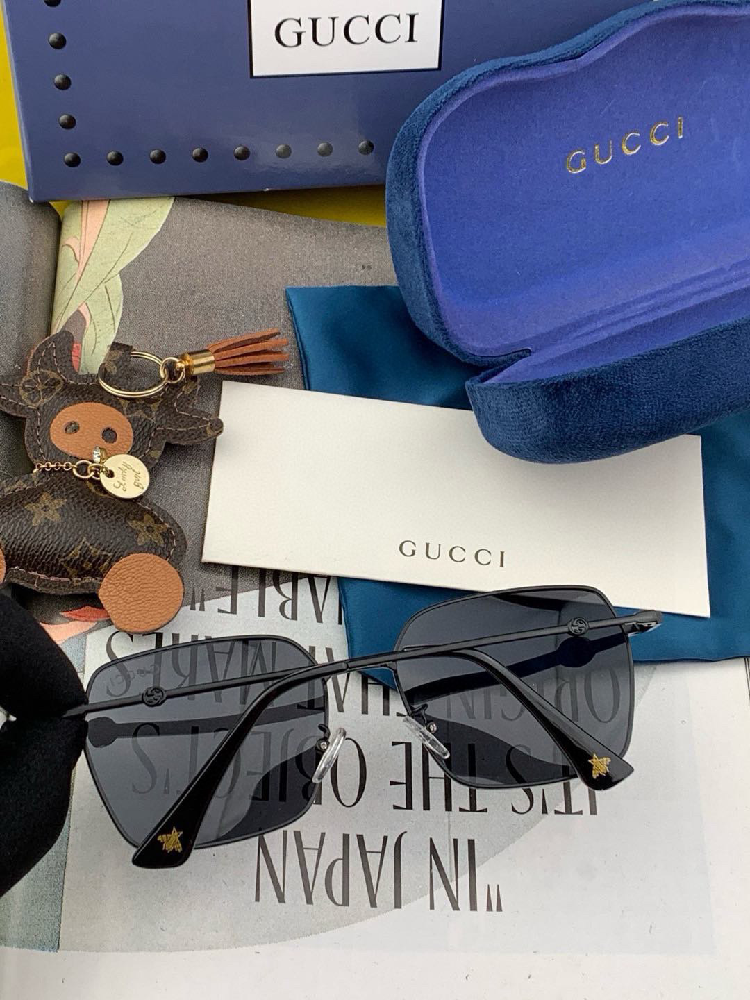   GUCCI-2024新款情侣款偏光太阳镜、完美品质，独特设计  适合各种脸型，‼️经典太阳镜 超个性
