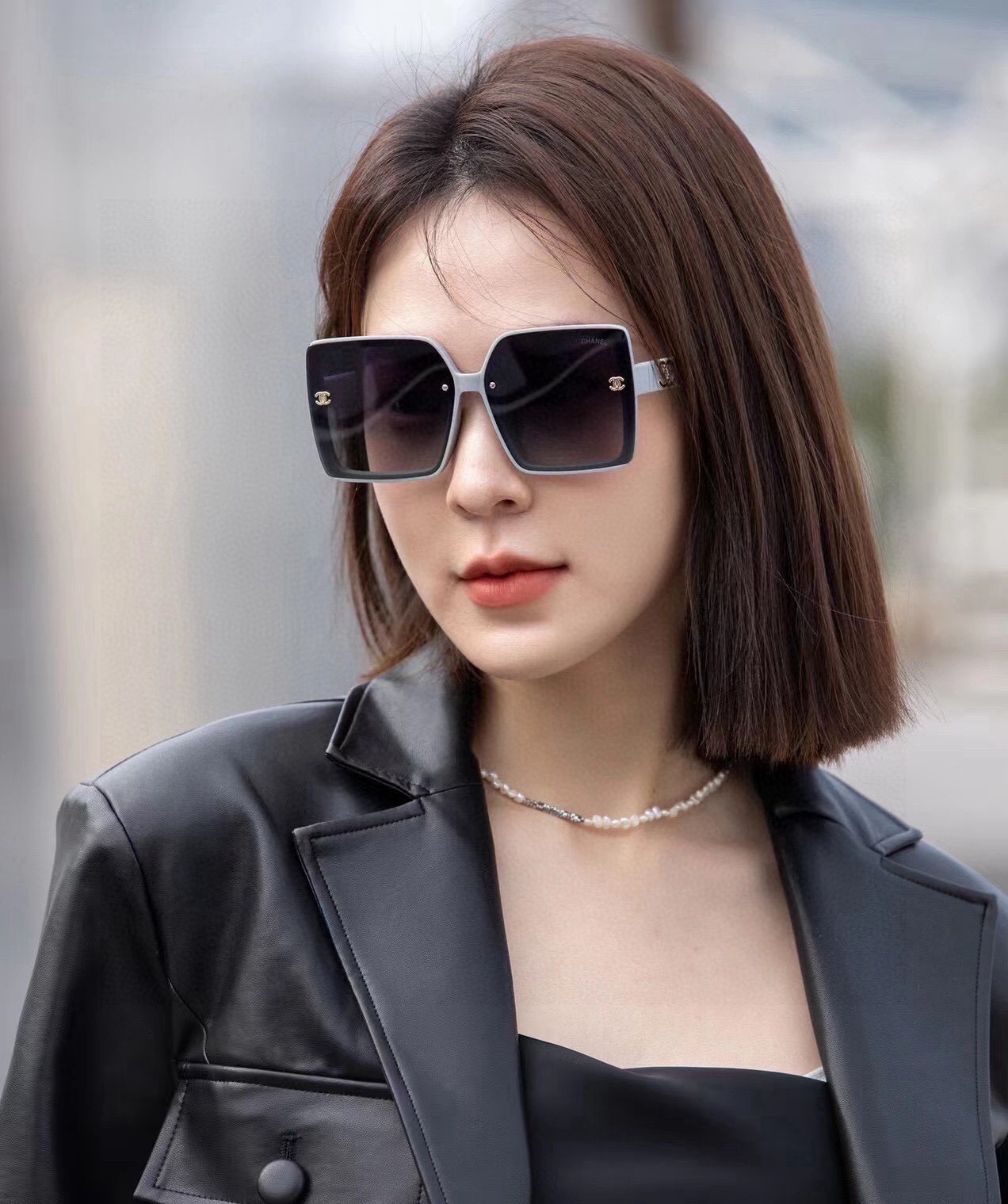 NO:241577,【CHANEL】Chanel 2025 new trendy fashion style fashion square frame sunglasses comfortable to wear Internet celebrity trendy sunglasses Women's high-definition thickened polarized sunglasses High-quality TR frame Model CH1825 glasses sunglasses, glasses, chanel, chanel, chanel19860909【CHANEL】香奈儿 2025新款潮流爆款 时尚方框太阳镜 佩戴舒适 网红潮款墨镜 女士高清加厚偏光太阳镜 高品质TR镜框 型号CH1825眼镜墨镜太阳镜,眼镜,chanel,chanel,glasses