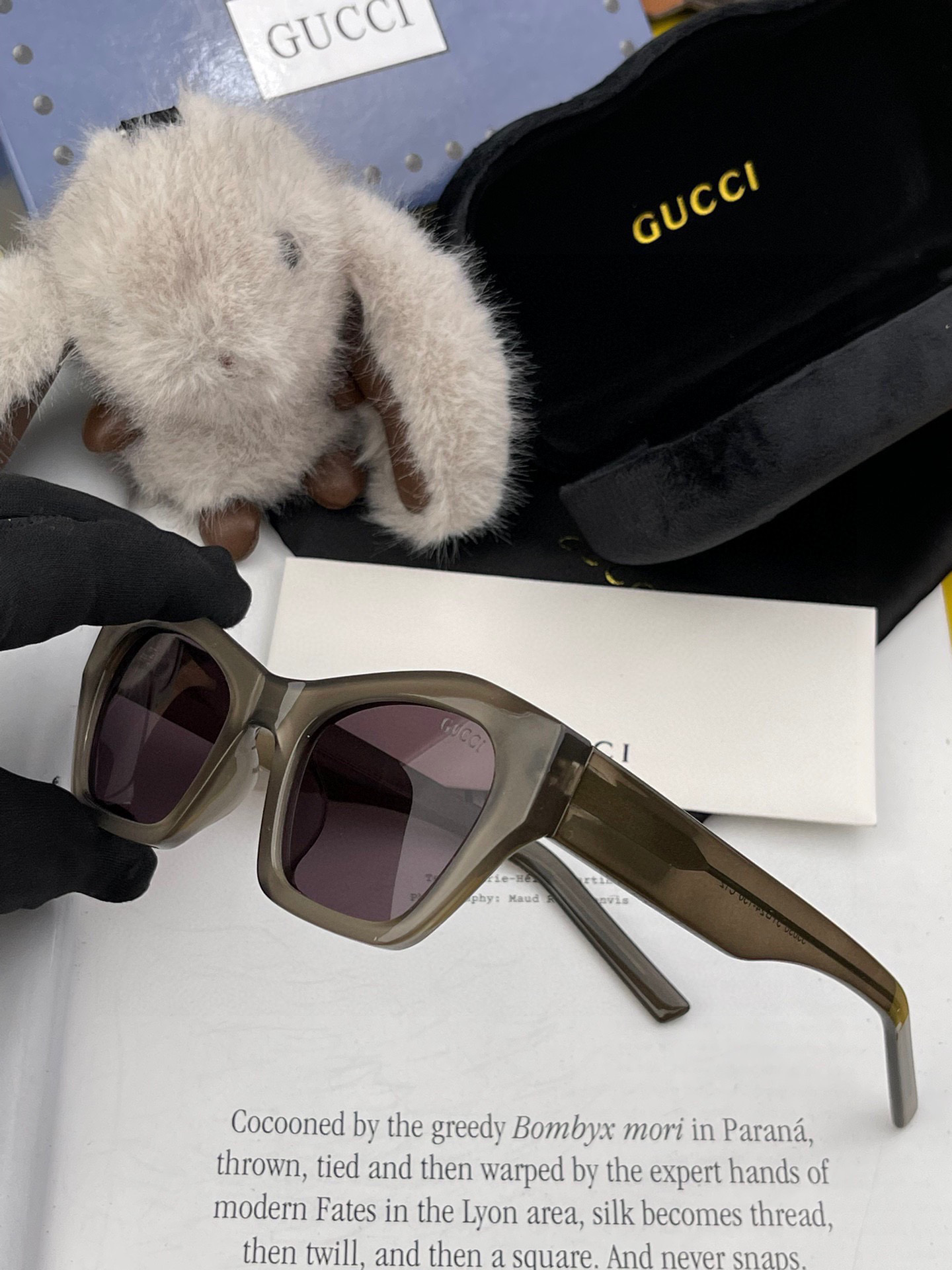  🔺 【GUCCI-偏光太阳镜】2025开春新款 潮流爆款 时尚圆框偏光太阳镜 高品质 佩戴舒适 网红潮