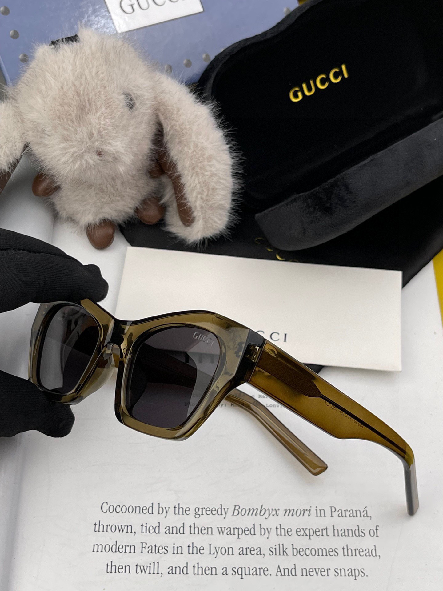  🔺 【GUCCI-偏光太阳镜】2025开春新款 潮流爆款 时尚圆框偏光太阳镜 高品质 佩戴舒适 网红潮