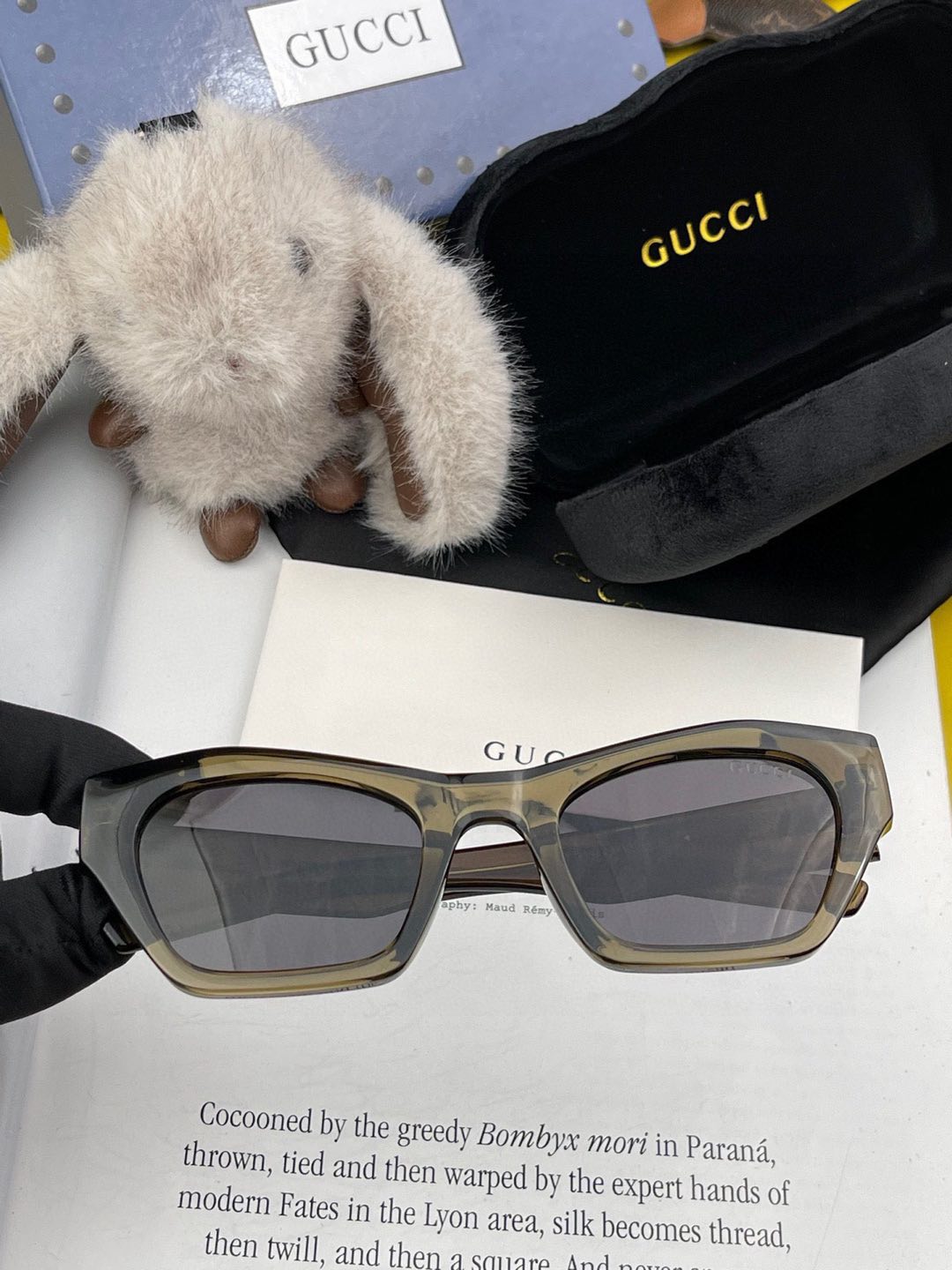  🔺 【GUCCI-偏光太阳镜】2025开春新款 潮流爆款 时尚圆框偏光太阳镜 高品质 佩戴舒适 网红潮