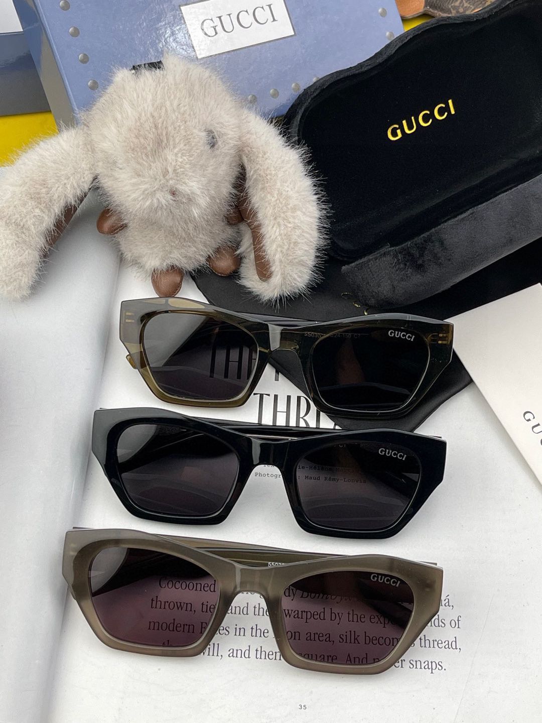  🔺 【GUCCI-偏光太阳镜】2025开春新款 潮流爆款 时尚圆框偏光太阳镜 高品质 佩戴舒适 网红潮